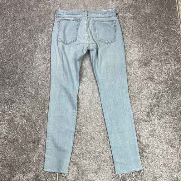 Rag & Bone Dre Jeans Women’s 27 Blue Skinny Low Rise Light Denim Stretch - Picture 3 of 15
